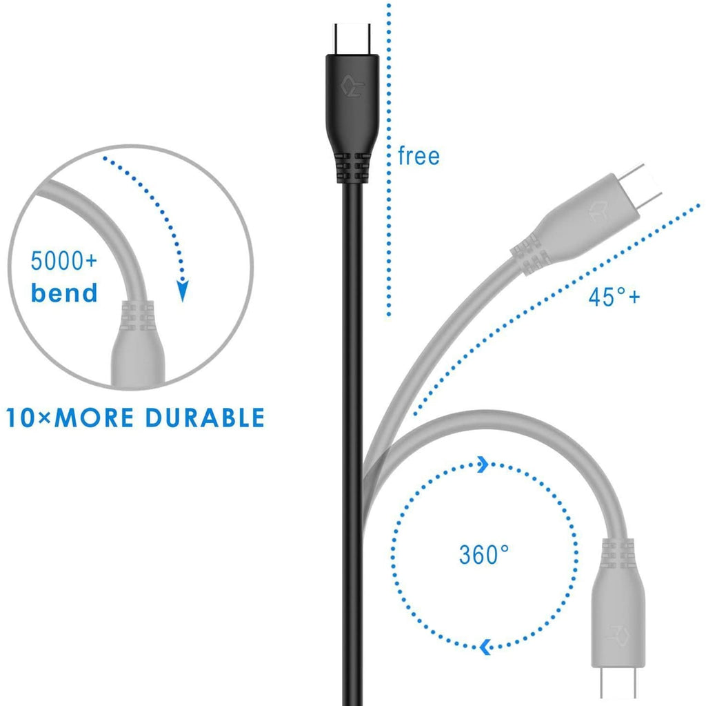 American Terminal USB-C to USB-A 3.0 Cable 6 Feet Type C Charging and Data Transfer