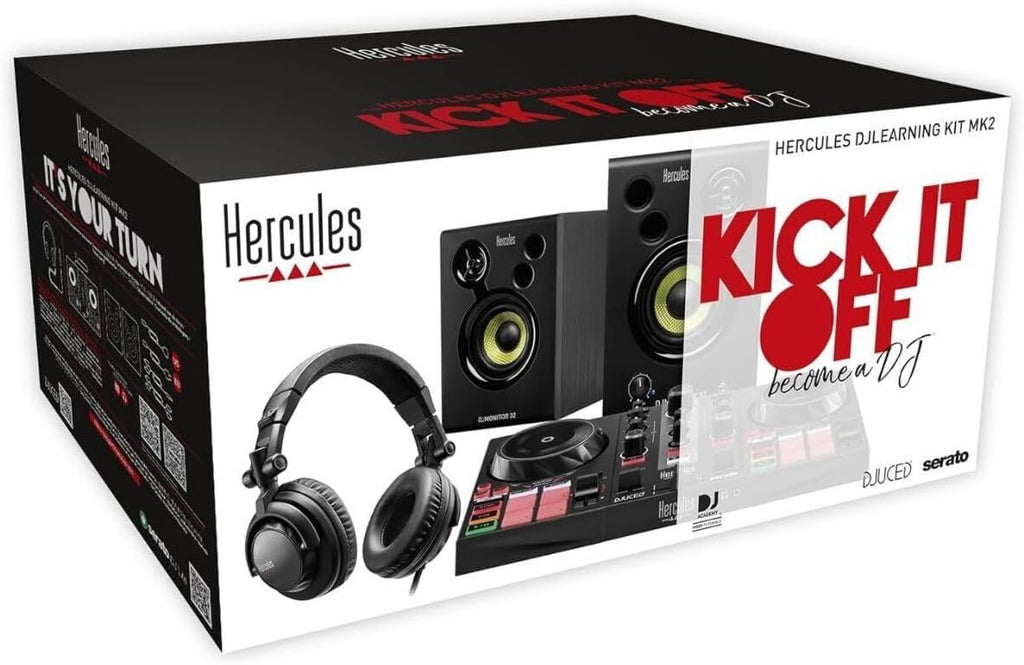 Hercules DJ-LEARNING-KIT-MK2 DJLearning Kit MK2 Complete DJ System for Beginners