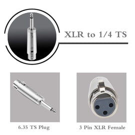 AT TQTMXLRF XLR Female to 1/4