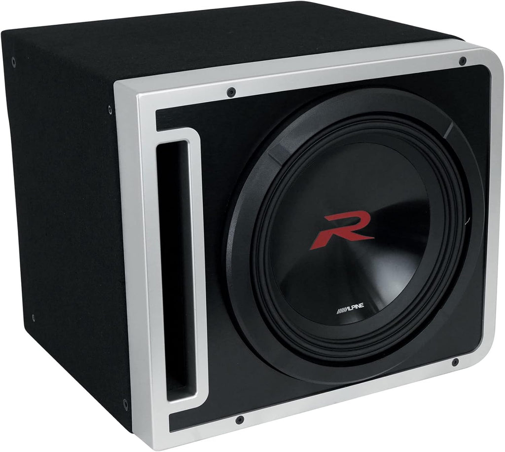 2 Alpine R2-SB10V Loaded 10" Ported Subwoofer Enclosure Box + KTX-H10 Link Kit