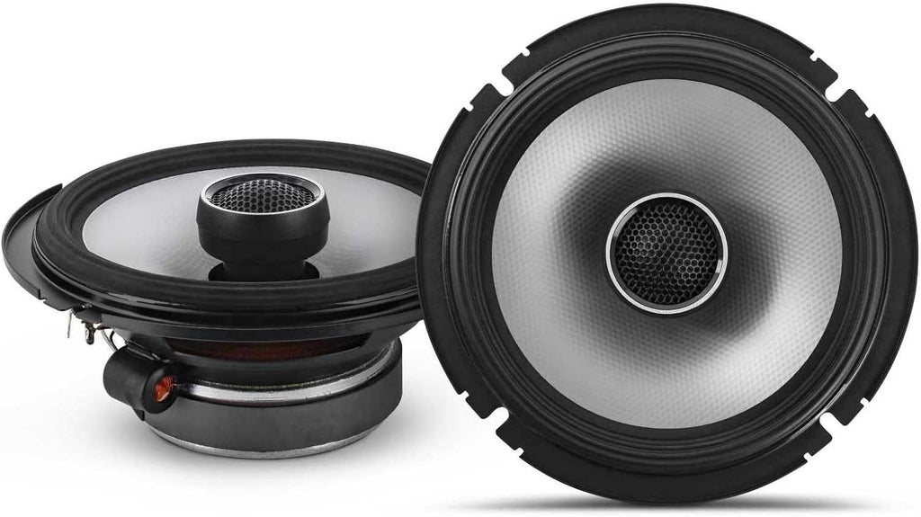 2 Alpine S2-S65 6.5" 480 Watt Car Audio Speakers+BBX-T600 2 Channel Amplifier + Absolute KIT4 4G Amp Kit