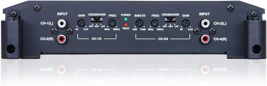 Alpine BBX-F1200 Car Amp 600 Watts 4 Channel Class-A/B Amplifier