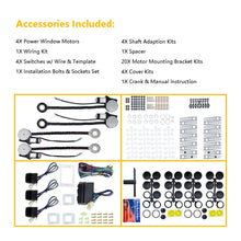 Charger l'image dans la galerie, AT AT-HW800 Universal Electric Power Window Conversion Kit for 4-Door Vehicles