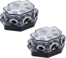 Load image into Gallery viewer, 2 Absolute PD-150C 0-2-4 Gauge 1 in 5 Ways Out Power Splitter Distribution Block