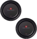 2 Power Acoustik EW-124S 12″ EDGE Shallow Series 2.5″ Depth Subwoofer