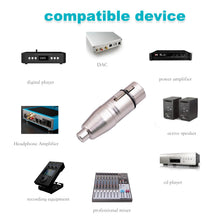 Charger l'image dans la galerie, 2 AT TRCAXLRF XLR Female to RCA Female Adapter Converter Gender Audio Coupler