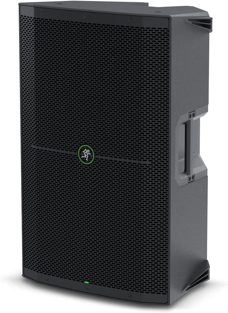 2 Mackie Thump215XT 1400W Boosted 15" Powered Speaker & MR DJ Speaker Stand & 12' XLR Cables