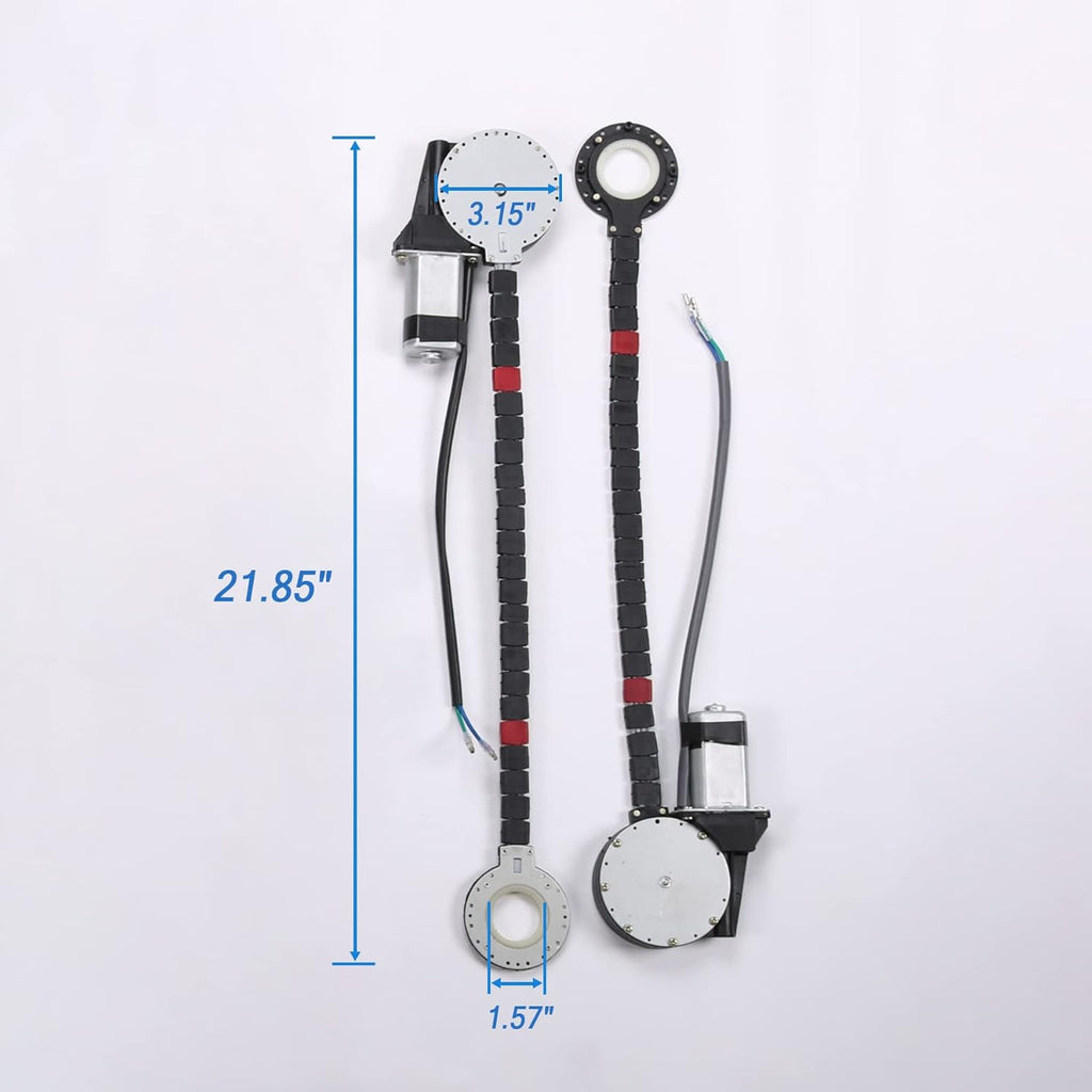 Absolute HW800 Universal Electric Power Window Conversion Kit for 4-Door Vehicles