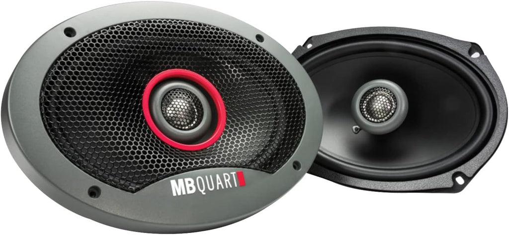 MB QUART FSB216 6.5" 280W Component Speakers & FKB169 6x9" 300W Coaxial Car Speakers