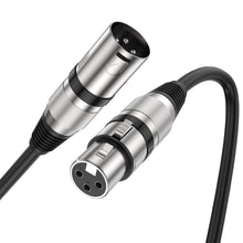 Charger l'image dans la galerie, 2 MR DJ CXMXF3 3' XLR Male to XLR Female Microphone Balanced Instrumental Dj XLR Interconnect Cable