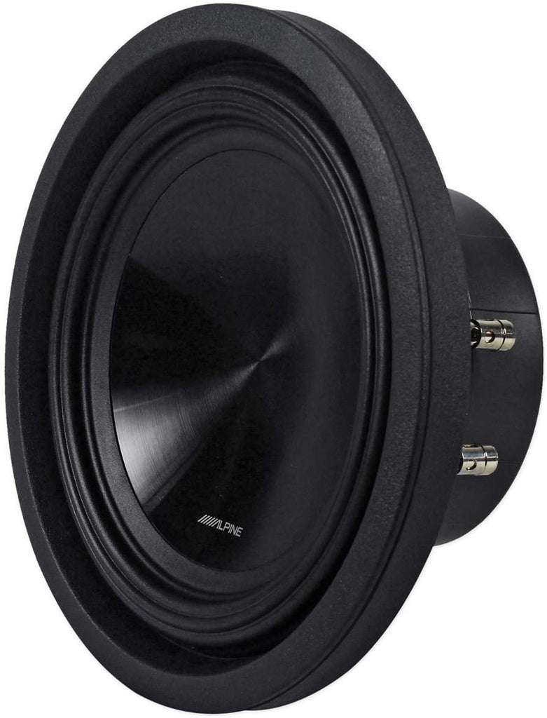 Alpine SWT-10S2 Car Stereo<br/>1000W Peak 10" SWT Series Single 2-ohm Shallow Mount Subwoofer