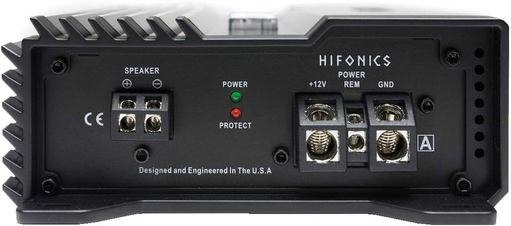 Hifonics A1200.1D 1200W Class-D Monoblock Car Amplifier & 4 Gauge AMP Kit