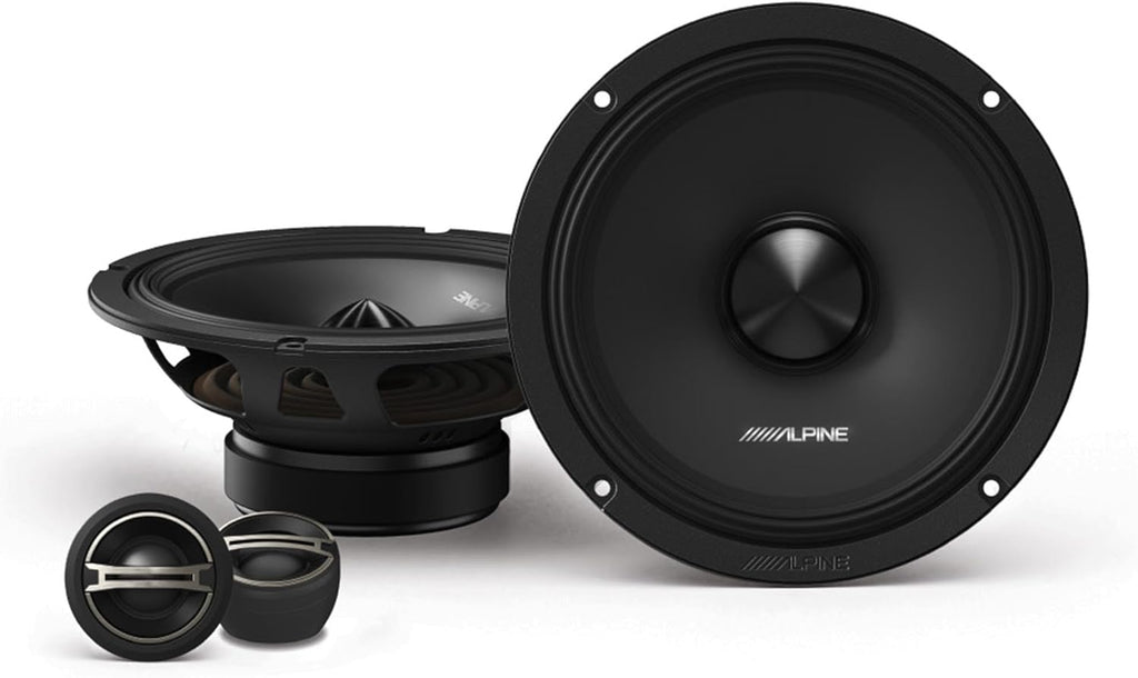 Alpine EL-E65C-G 6.5" Component Speaker Set & DM-65C-G 6.5" Component Speaker Set