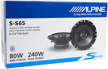 Load image into Gallery viewer, Alpine S-S65 + Front or Rear Speaker Adapters + Harness For Select Honda and Acura Vehicles