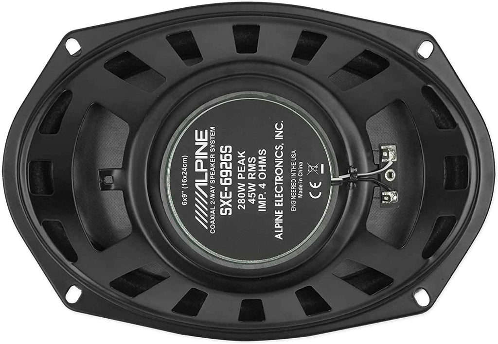 Alpine SXE-1751S 6.5" 220w Component+SXE-6926S 6x9" 280w Car Coaxial Speakers
