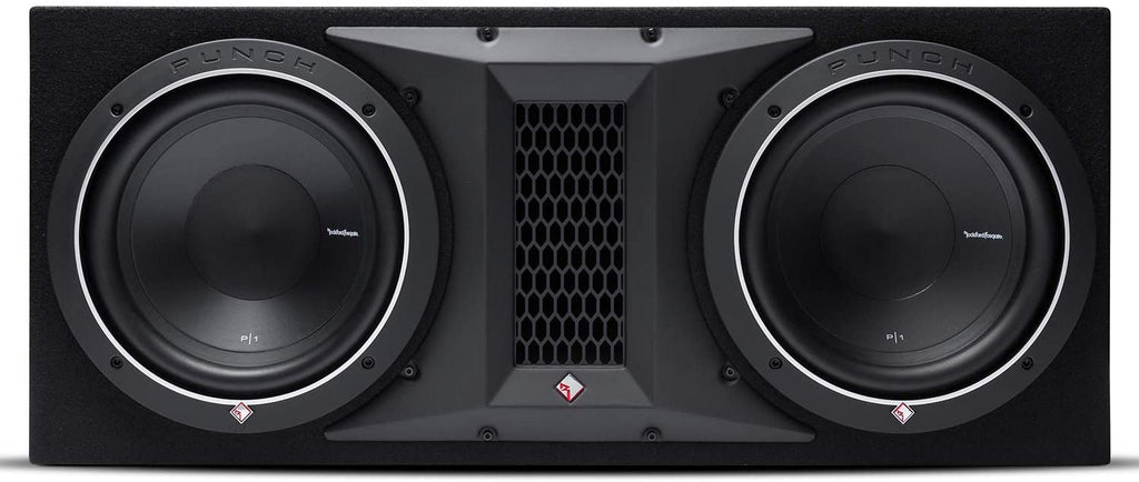 Rockford Fosgate Punch P1-2X12<BR/>1000W Peak Punch P1 Dual 12" Loaded Subwoofer Enclosure Ported