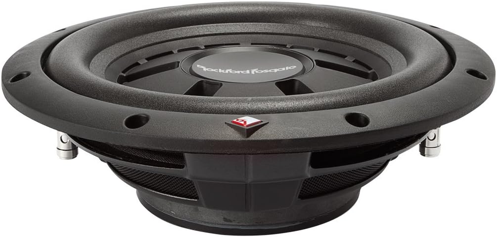 2 Rockford Fosgate Prime R2SD2-12 <br/>prime stage  500W Max (250W RMS) 12" shallow mount dual 2-ohm voice coils subwoofer