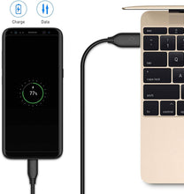 Load image into Gallery viewer, American Terminal USB-C to USB-A 3.0 Cable 6 Feet Type C Charging and Data Transfer 10-Pack