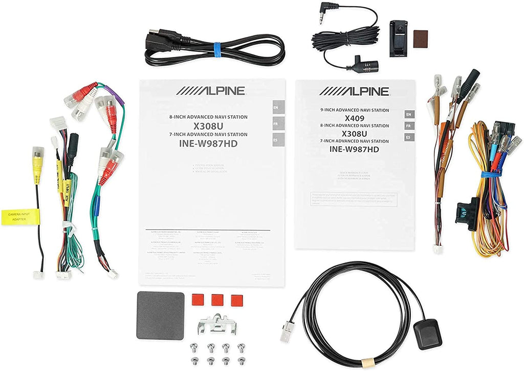 Alpine X308U 8" Navigation Apple CarPlay + Kit for 02-05 Mercury Mountaineer