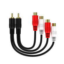 Charger l'image dans la galerie, 2 Absolute 2F1M RCA Interconnect Cable Wire Marine Car Amplifier Stereo Home Audio