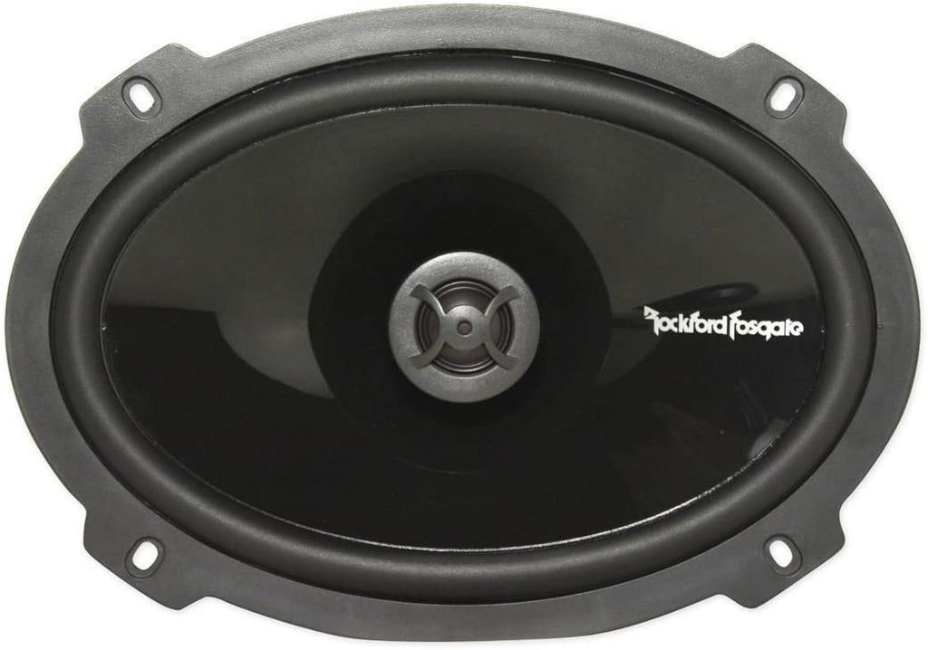 2 Rockford Fosgate P1692 6x9 150W Speakers + 2 Angled 6x9 Speaker Box