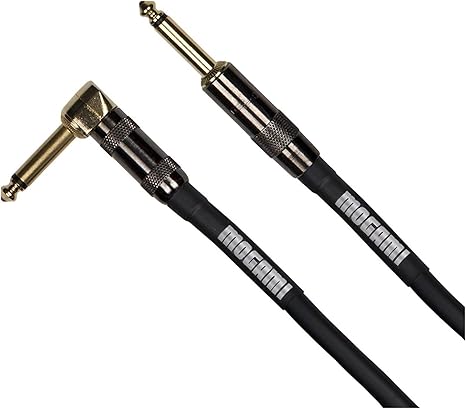 Mogami PLATINUM GUITAR-06R Straight to Right Angle Instrument Cable - 6 foot