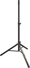 Load image into Gallery viewer, Ultimate Support TS-70B Aluminum Tripod Speaker Stand with Safe and Secure Locking Pin and 150 lb Load Capacity - Black