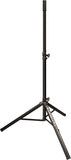 Ultimate Support TS-70B Aluminum Tripod Speaker Stand with Safe and Secure Locking Pin and 150 lb Load Capacity - Black