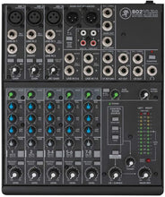 Charger l&#39;image dans la galerie, Mackie 802VLZ4, 8-channel Ultra Compact Mixer with High-Quality Onyx Preamps with MR DJ Certified Closed-Back Studio Monitor Headphones, 1/4&quot; TRS 12&#39; Cables, &amp; XLR 12&#39; Cables