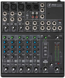 Mackie 802VLZ4, 8-channel Ultra Compact Mixer with High-Quality Onyx Preamps with MR DJ Certified Closed-Back Studio Monitor Headphones, 1/4