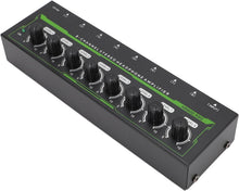 Charger l'image dans la galerie, MR DJ Microamp HA800PRO Ultra-compact 8-channel stereo headphone amplifier