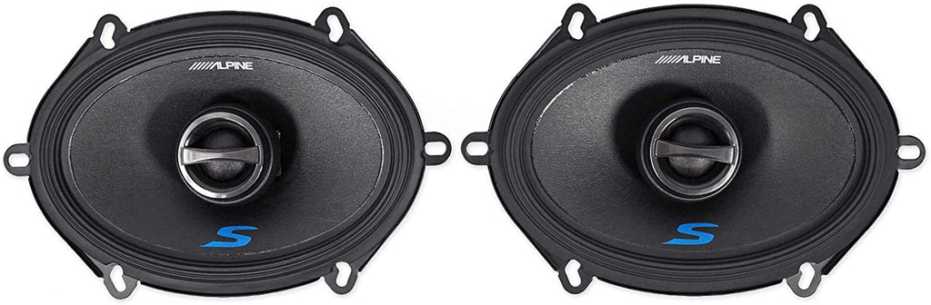 Alpine S 5x7" Front Speaker Replacement Kit For 1999-2004 Ford F-250/350/450/550