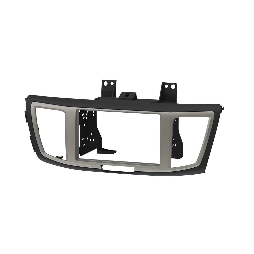Metra 95-7804B Double-DIN Car Stereo Dash Kit - Compatible Fits for Honda Accord 13-17 Black W/ Silver Trim