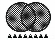 Load image into Gallery viewer, MK 2 pack 15" INCH GRILL WAFFLE SPEAKER SUB WOOFER GRILLS WITH CLIPS AND SCREW