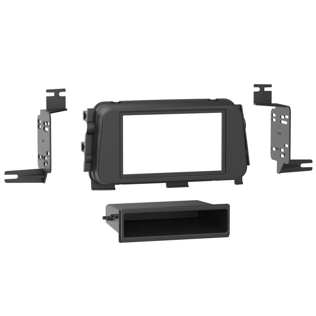 Metra 99-7636B Single-DIN Car Stereo Dash Kit - Compatible Fits for Nissan Kicks 2018-2021 - Versa 2020-2022