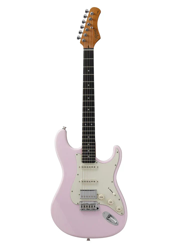 Tagima T 640 SUPER-SHPK-DF/AWH Electric Guitar - Shell Pink
