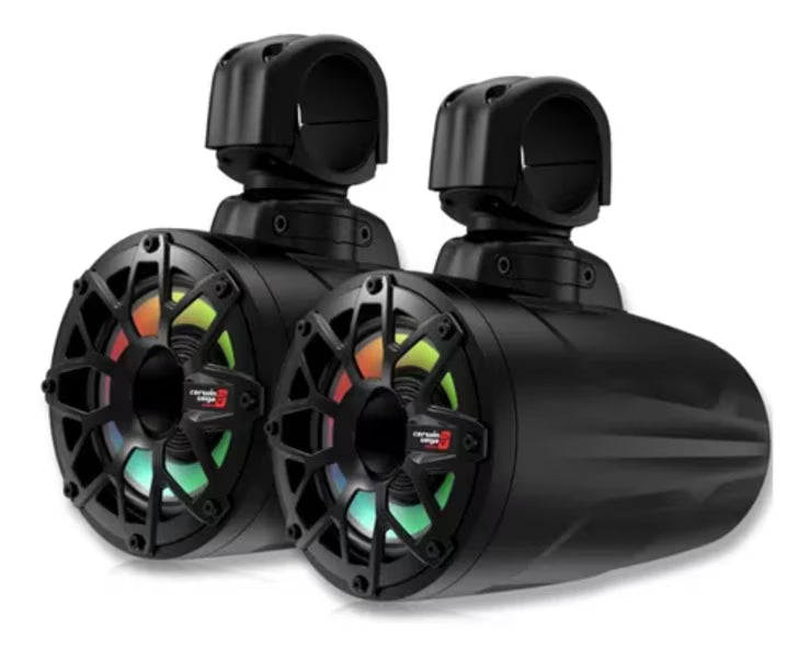 Cerwin Vega SL65F4B RPM Stroker 2-Way 6.5" Long Pod Speaker System (Pair) - Black