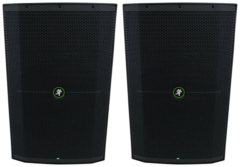 2 Mackie Thump215XT 15" 1400 Watt Powered Active DJ PA Speakers Thump