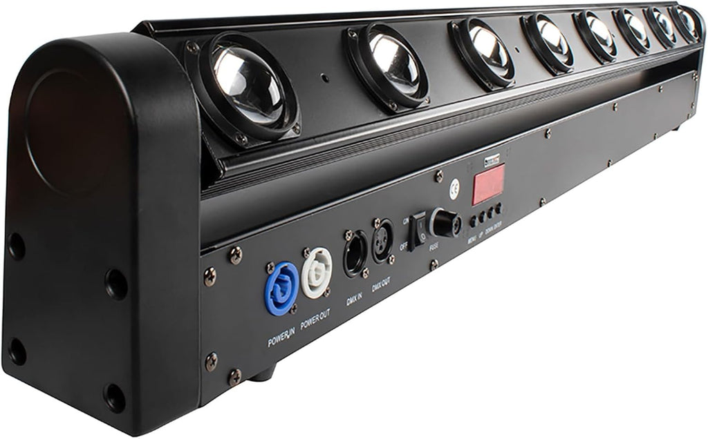 2 MR DJ ELMH800 8 Eye 8x12W RGBW LED Beam Moving Head Spotlight Lighting Pro Equipment Church Wedding DJ Party KTV Show