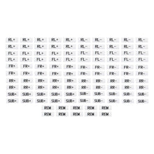 Charger l'image dans la galerie, Tsunami TSX-SPHS-PK 120-Piece Speaker Wire Heat Shrink Labels - Refill Pack