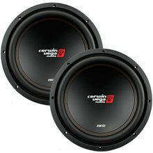 Charger l&#39;image dans la galerie, 2 Cerwin-Vega XED12V2 1000 Watt 12&quot; Inches Single 4 Ohm Car Audio Subwoofers