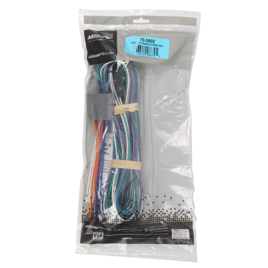 Metra 70-5602 Amp Bypass Harness Compatible Fits Ford 1995-2002