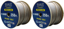 Charger l&#39;image dans la galerie, 2 Absolute USA PROS14250 14 Gauge Speaker Wire&lt;br/&gt; 250&#39; 14 Gauge PRO PA DJ Car Home Marine Audio Speaker Wire Cable Spool