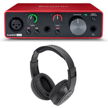 Load image into Gallery viewer, Focusrite SCARLETT SOLO 4th Gen 192kHz USB Audio Interface + Samson Headphones