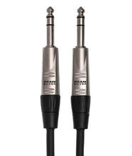 Charger l&#39;image dans la galerie, Hosa HSS-050, 1/4&quot; TRS Male to 1/4&quot; TRS Male Pro Balanced Interconnect Cable - 50 Feet