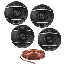 Charger l&#39;image dans la galerie, 2 Pair Pioneer TS-A1680F 6.5&quot; 4-Way 350W A-Series Coaxial Speakers + Absolute SW16G50 16 Gauge 50ft Speaker Wire