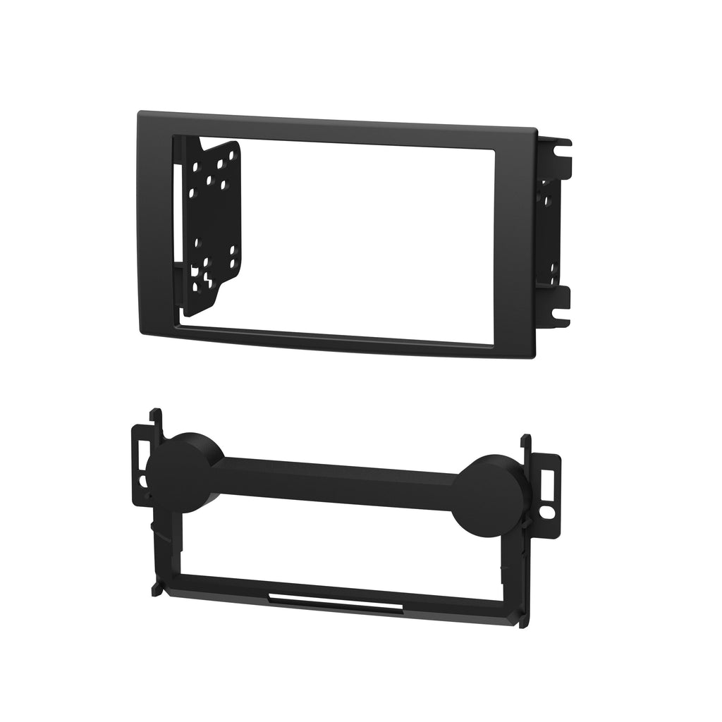 Metra 95-6533B DDIN Radio Dash Install Kit - Compatible Fits for Chrysler/Dodge/Jeep 2004-2010 (without NAV)