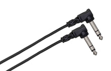 Load image into Gallery viewer, Hosa CSS-110RR, Right Angle 1/4&quot; TRS to Right Angle 1/4&quot; TRS Balanced Interconnect Cable - 10 Feet