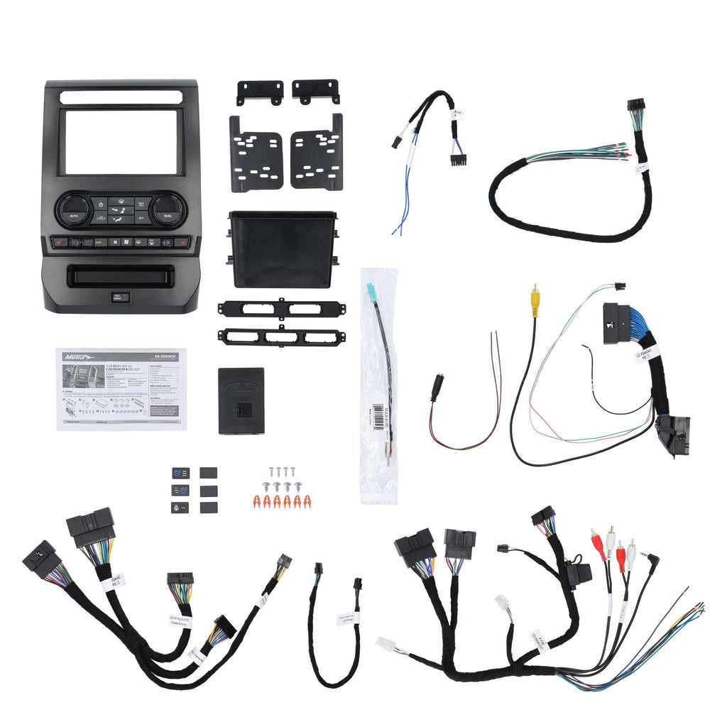 Metra 99-5864CH Stereo Installation Kit Compatible Fits Select Ford F-Series 2015-2022