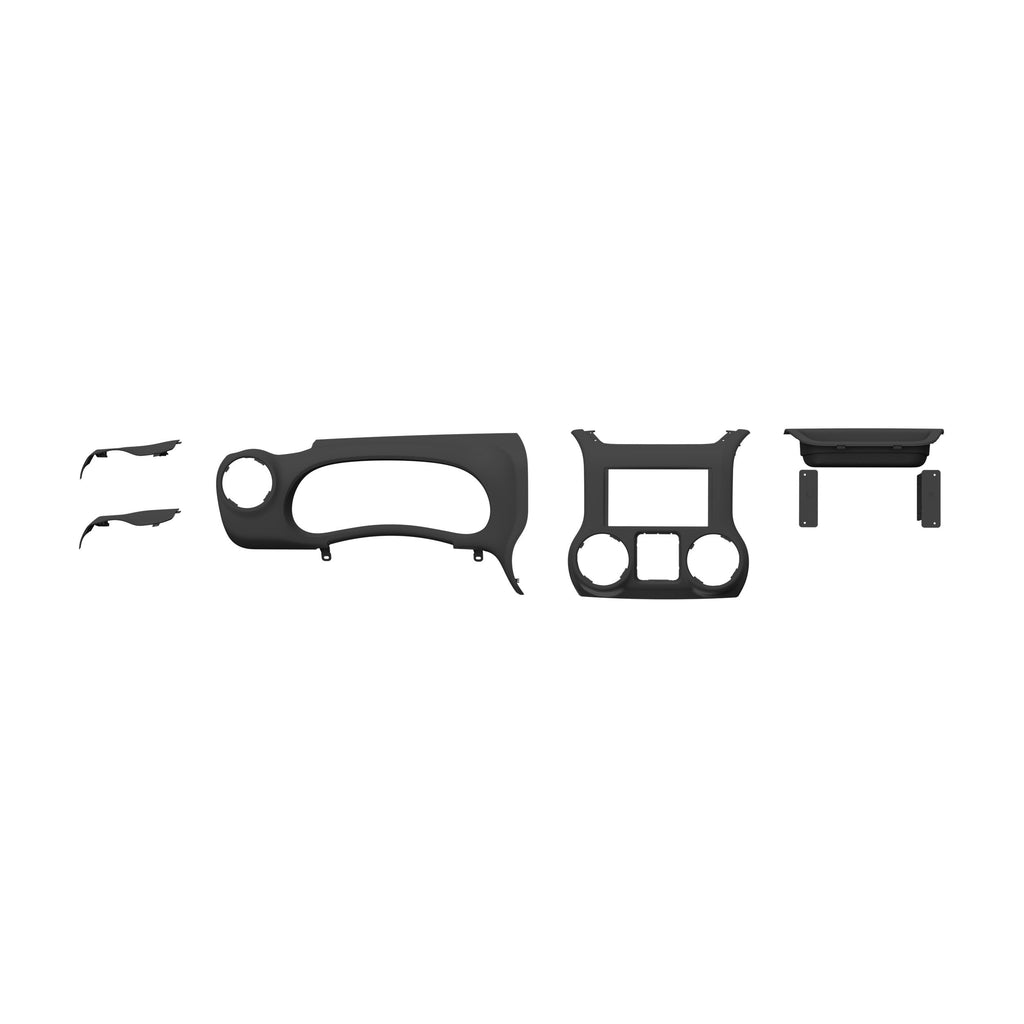Metra DP-6511-JK Double-DIN Car Stereo Dash Kit - Compatible Fits for Jeep Wrangler JK 2011-2018